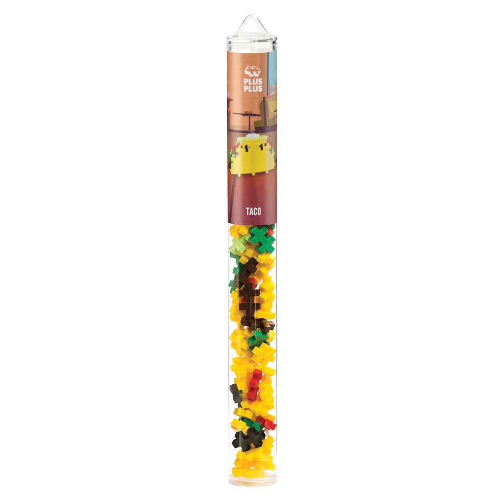 Plus-Plus Building Tube Toy - Taco Design