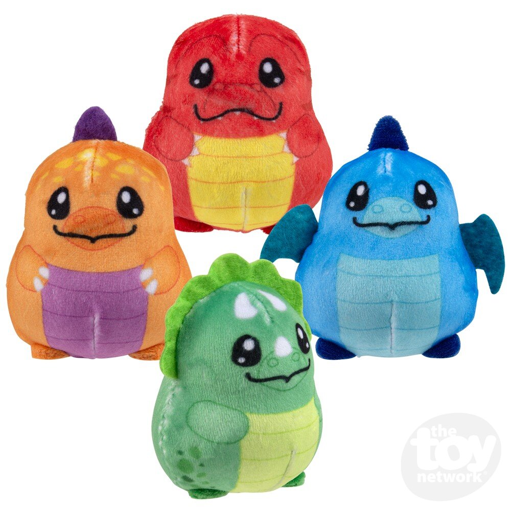 2.75 - inch Soft Squeeze Sugar - like Plush Dinosaur Toy