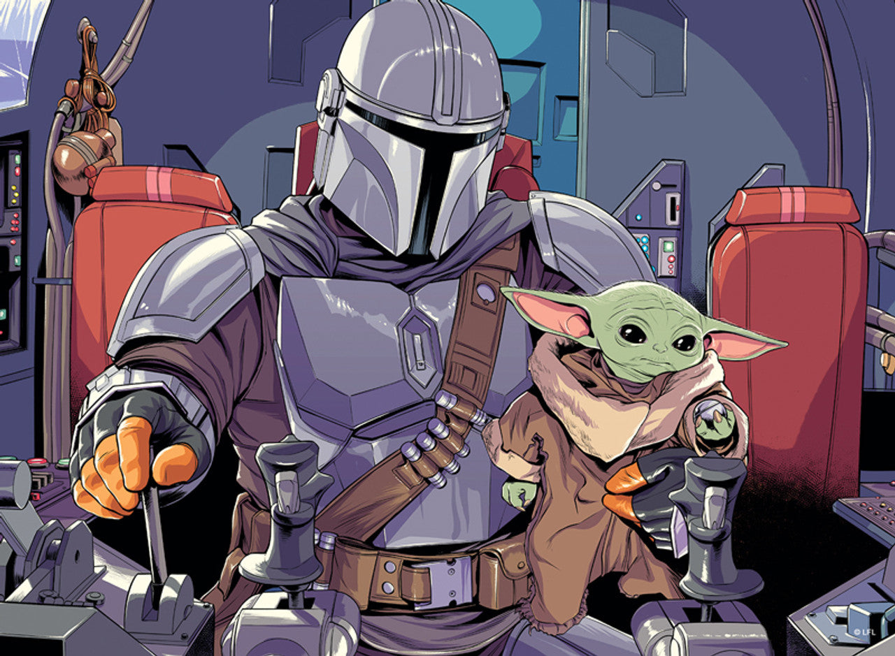 Star Wars: The Mandalorian - The Adorable Child 100 Piece Jigsaw Puzzle for Young Jedi Fans