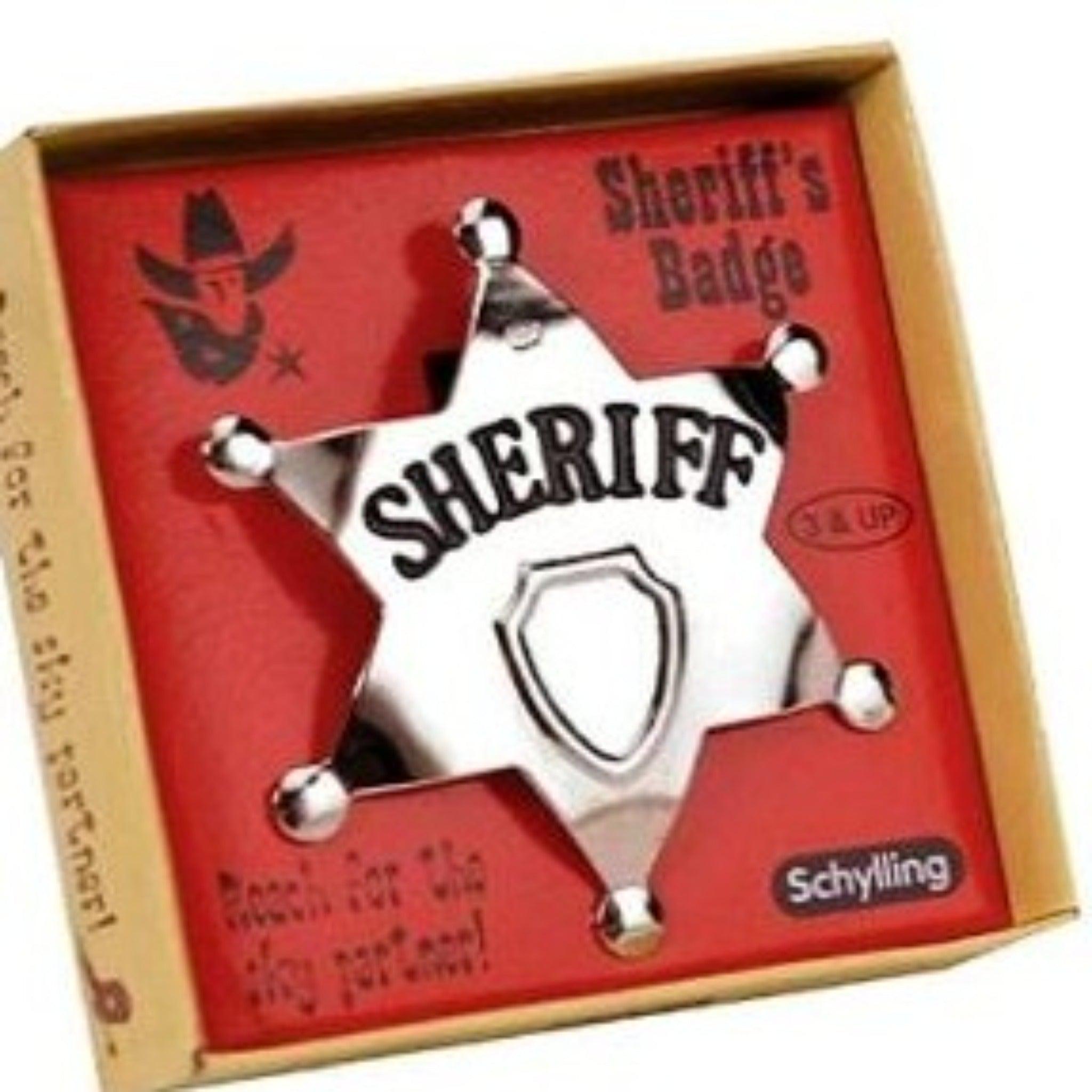 Shiny Metal Sheriff Badge for Young Western Enthusiasts
