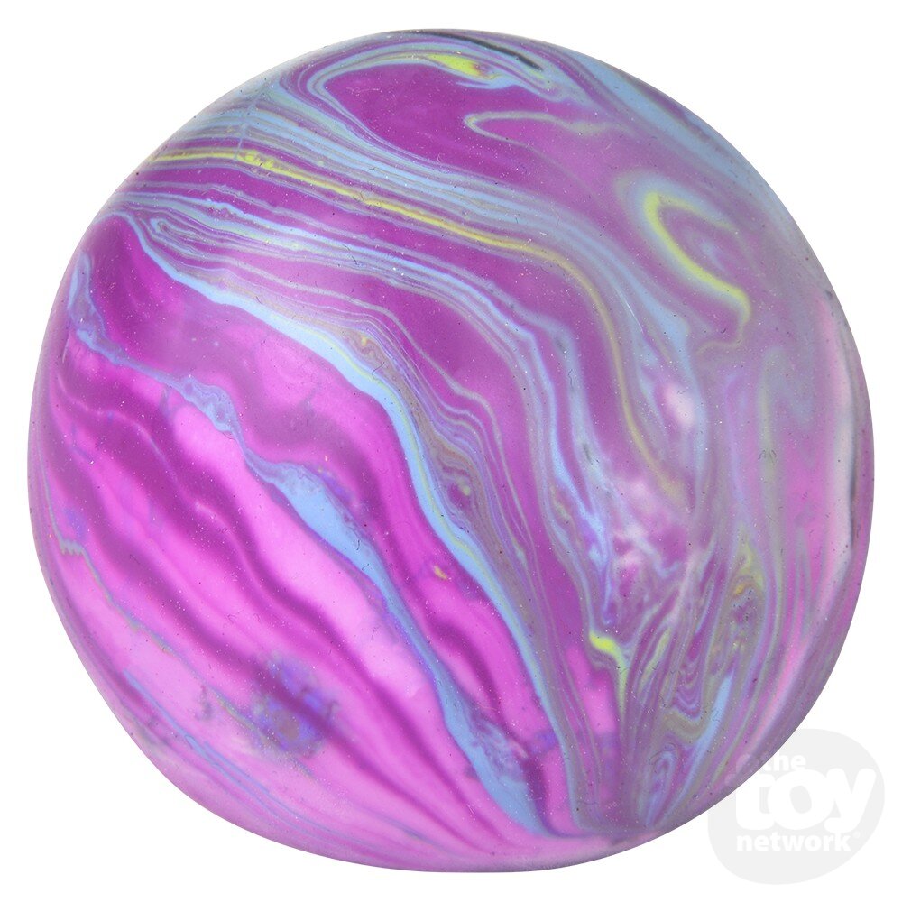 2.33 - Inch Squishable and Stretchable Marbleized Gummy Ball for Kids