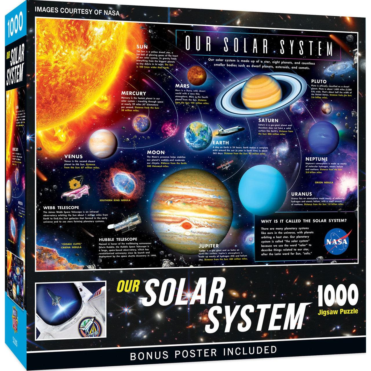 1000-Piece NASA Solar System Puzzle for Space Enthusiasts