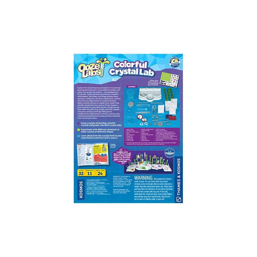 Ooze Labs Colorful Crystal Growing Laboratory Set - An Ideal Kit for Crystal Exploration
