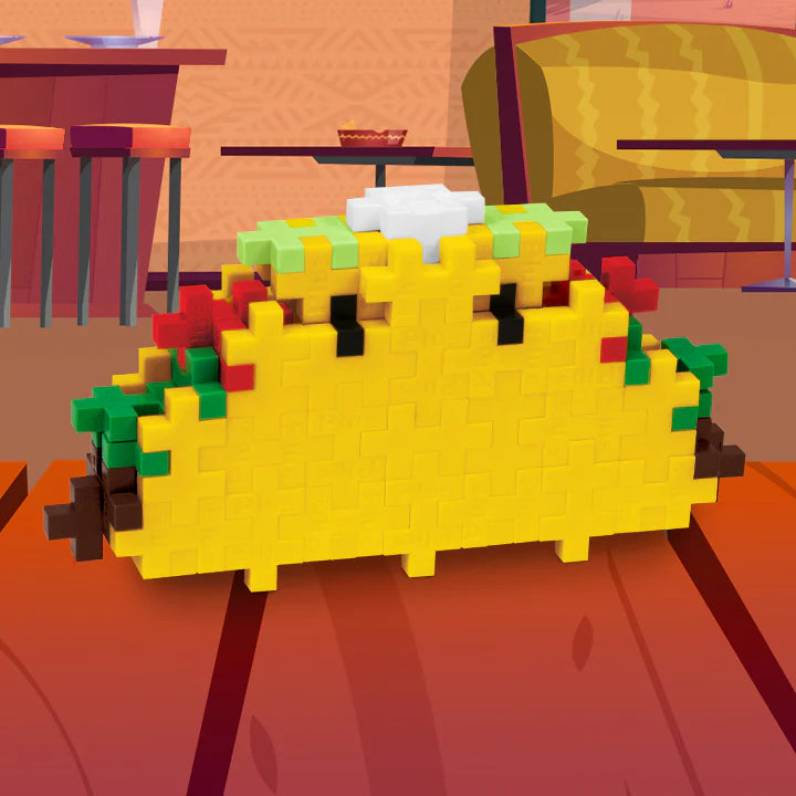 Plus-Plus Building Tube Toy - Taco Design