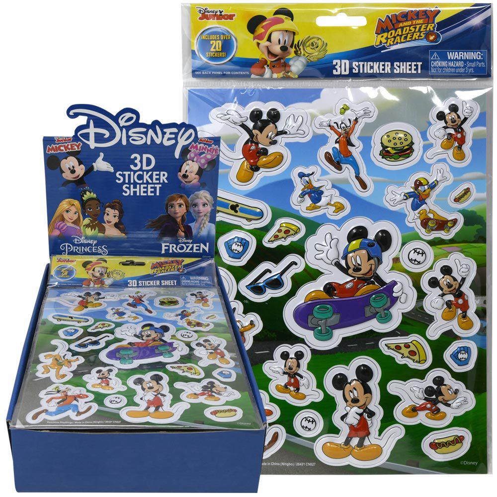 Fantastic Mickey Clubhouse 3D Raised Sticker Sheet for Decor and Craft