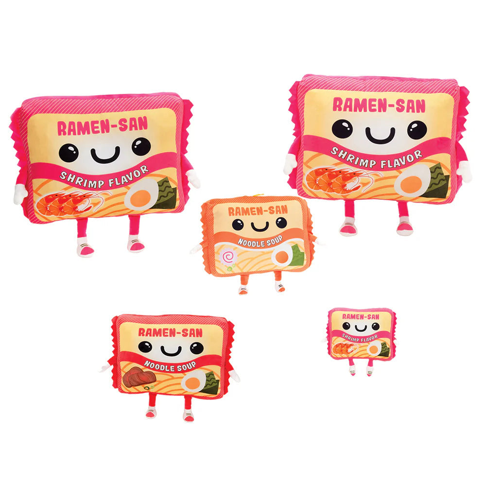 13-Inch Ramen-Shaped Stuffed Plush Toy
