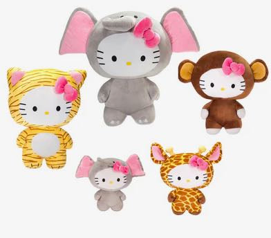 Adorable One - Foot - Tall Hello Kitty Jungle - Style Plush Toys