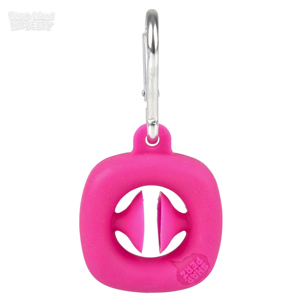 1.75-Inch Mini Snapperz Fidget Toy Keychain Set in Assorted Vibrant Colors