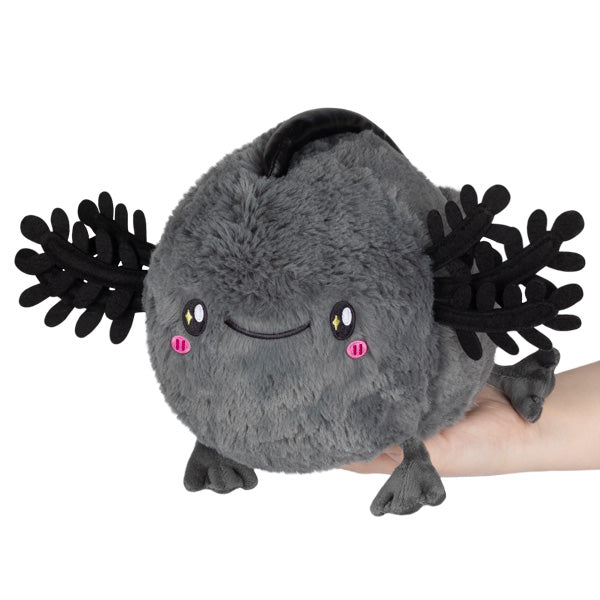 11-Inch Mini Squishable Dark Axolotl for Your Soul's Depths