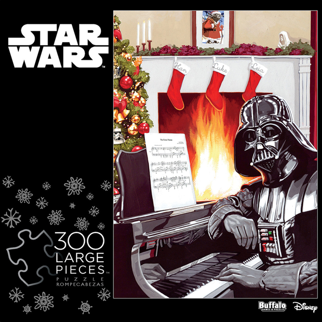 Star Wars: A Festive Vader Christmas 300-Piece Large Jigsaw Puzzle