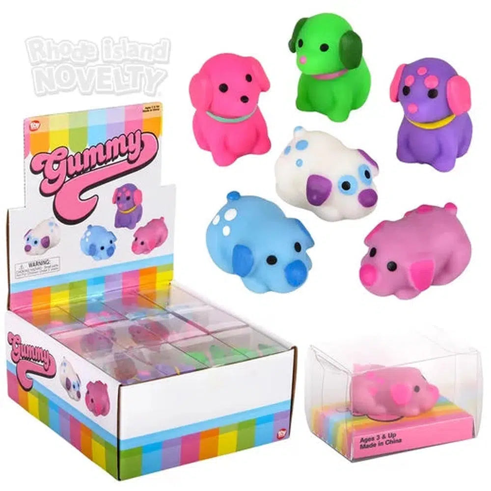 1.5-Inch Assorted Styles Gummy Dog Gummies