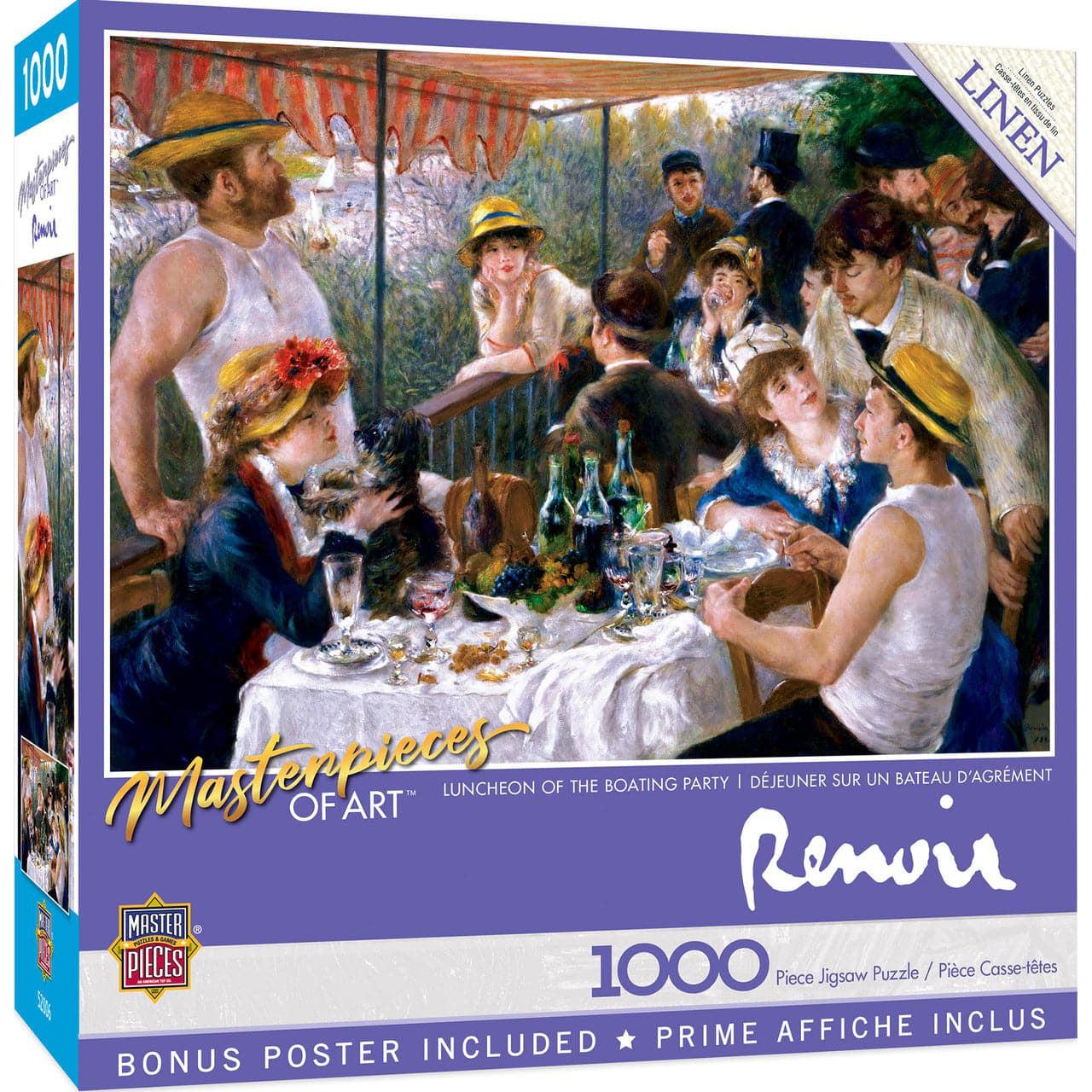 Exquisite Masterpieces of Art - The Luncheon of the Boating Party - 1000 Piece Jigsaw Puzzle