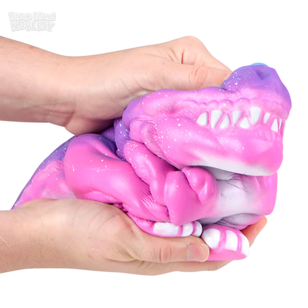 14-Inch Large-Sized Galaxy-Themed Squishy T-Rex Toy