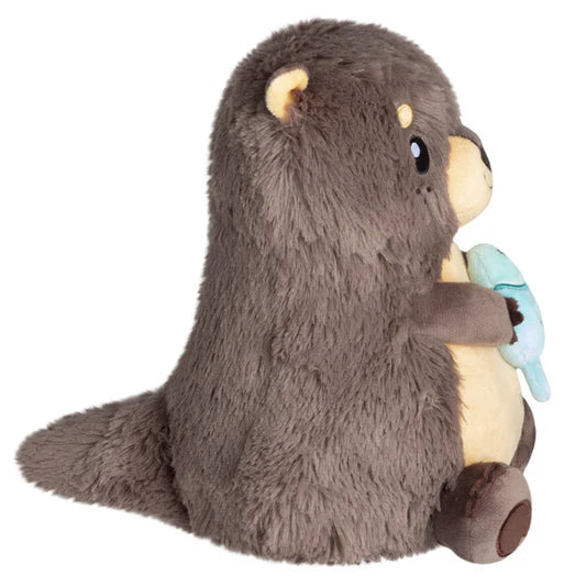 9-Inch Mini Squishable River Otter for Ages 3+