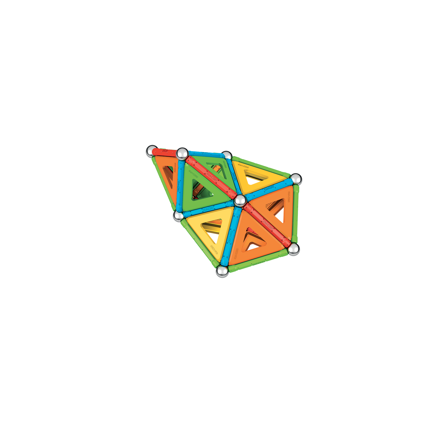 Geomag Supercolor Recycled Building Panels Set with 78 Pieces