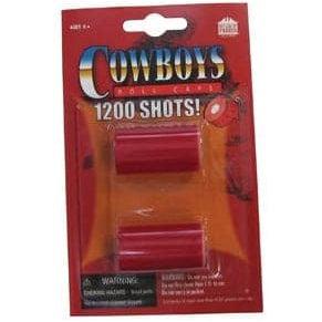 Paper Roll Caps with Two Plastic Cylinders for 1200 Single Ammunition Shots