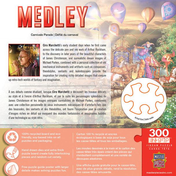 300-Piece EzGrip Medley Puzzle - Colorful Carnivale Parade