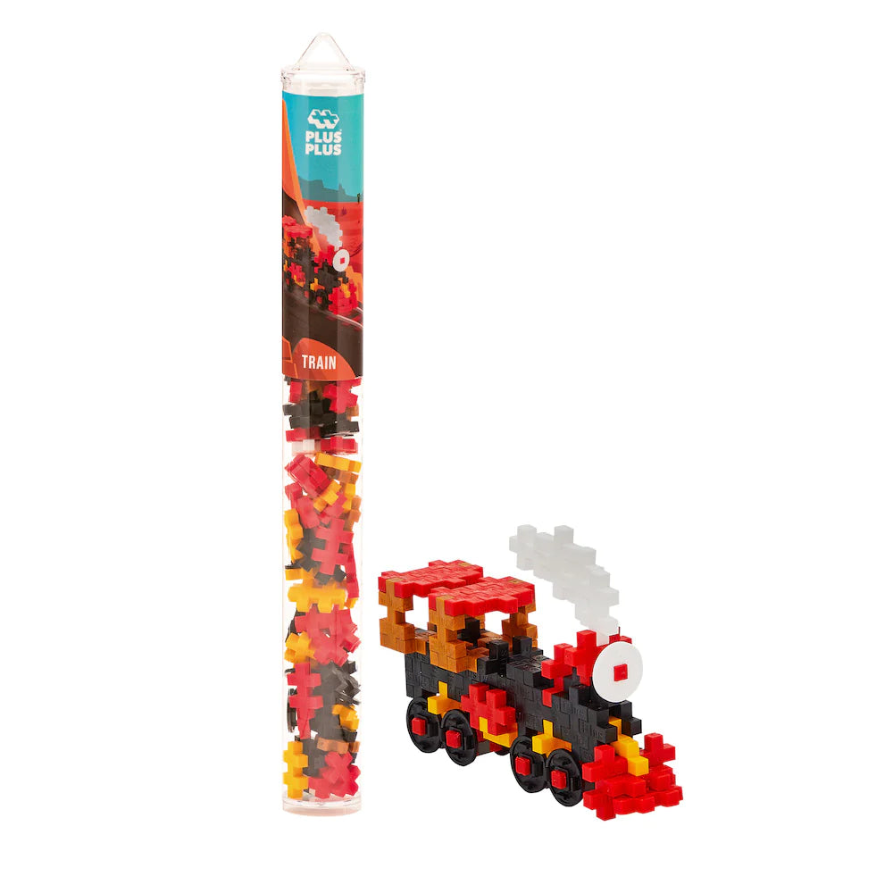 Plus-Plus 70-Piece Train Tube: Endless Creative Building Fun