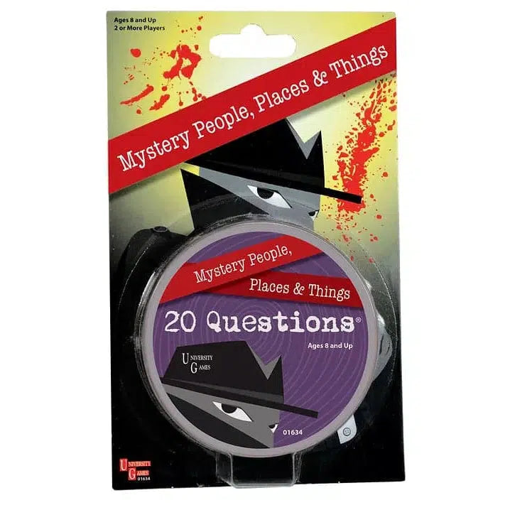 Mystery, Logic, and Mind Challenge: 20 Questions Game Tin