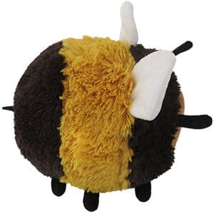 Mini Fuzzy Bumblebee Squishable Toys - Set of 7