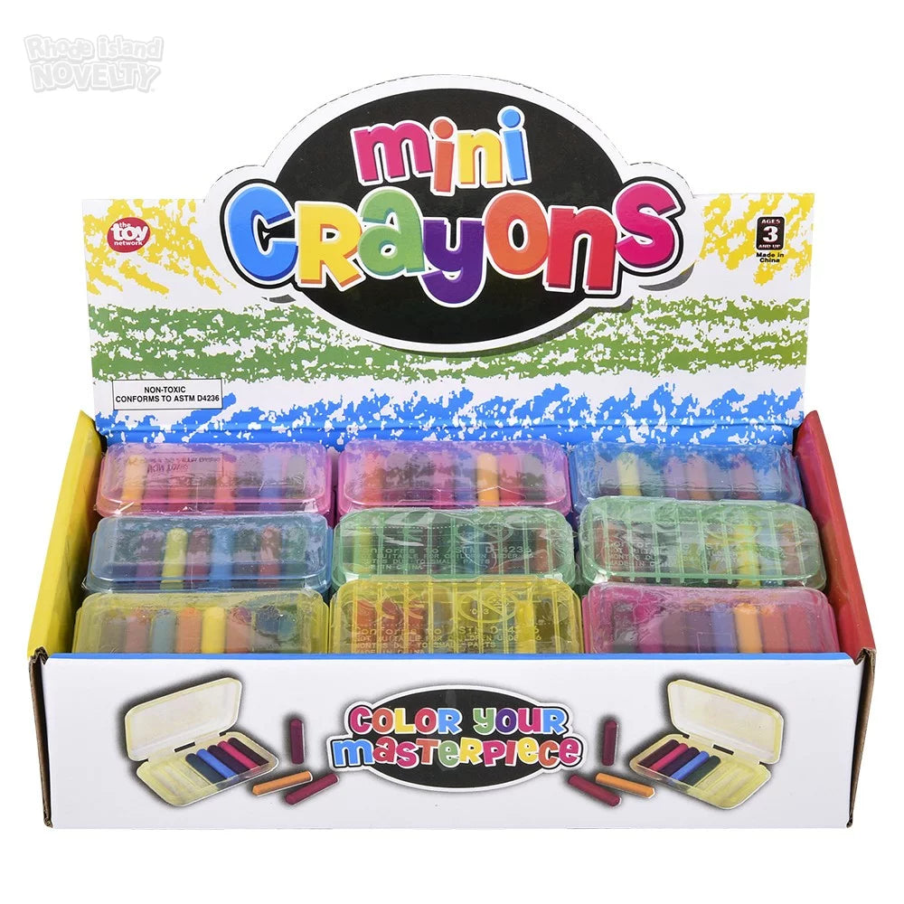 Set of 8 Mini Drawing Crayons Ideal for Kids