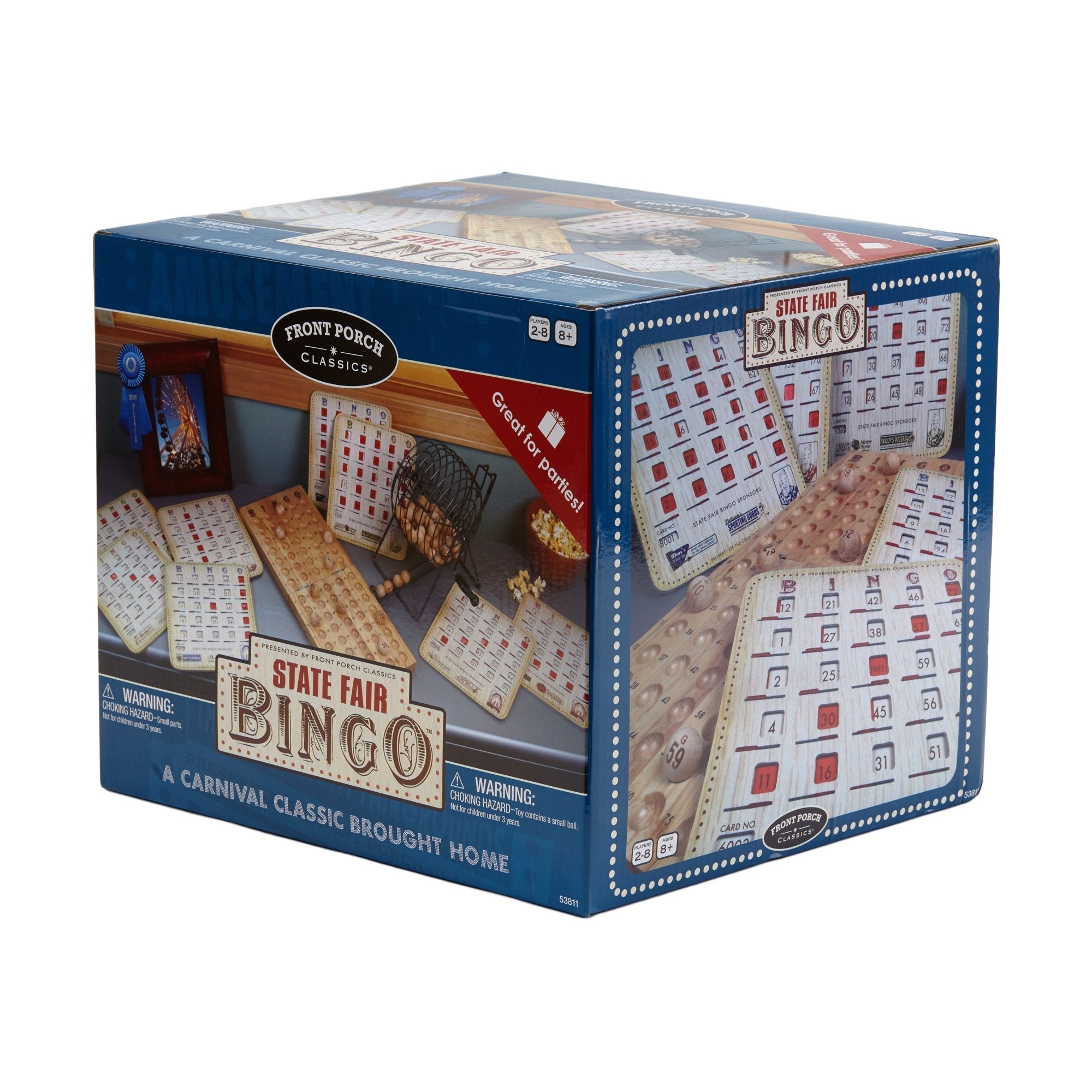 Authentic State Fair Bingo Set for Family and Event Fun