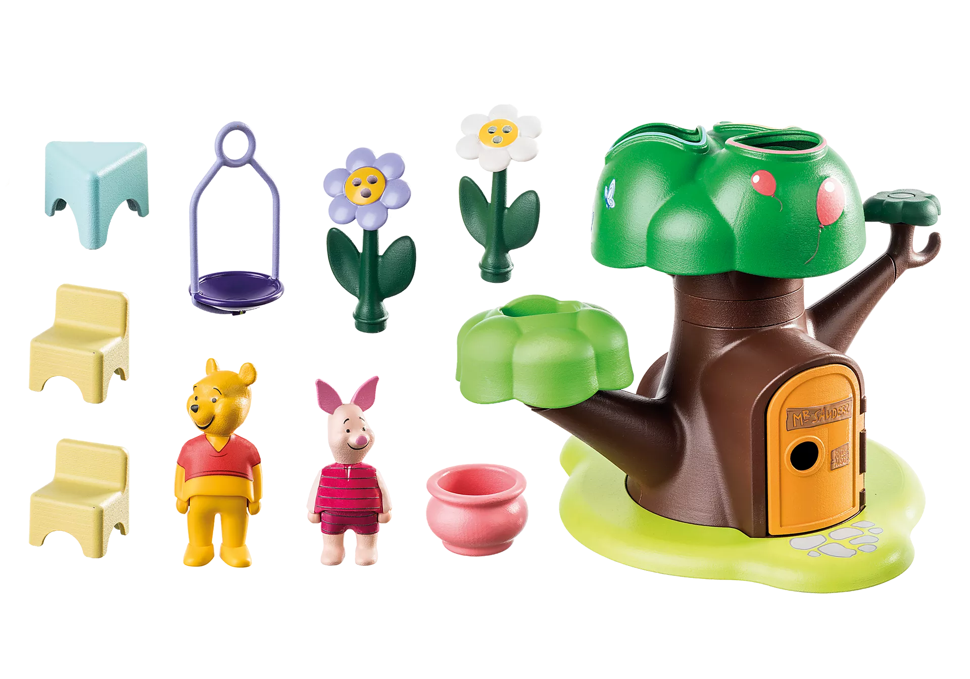 Disney Winnie the Pooh and Piglet's Enchanting Treehouse Toy for Kids' Skill Development