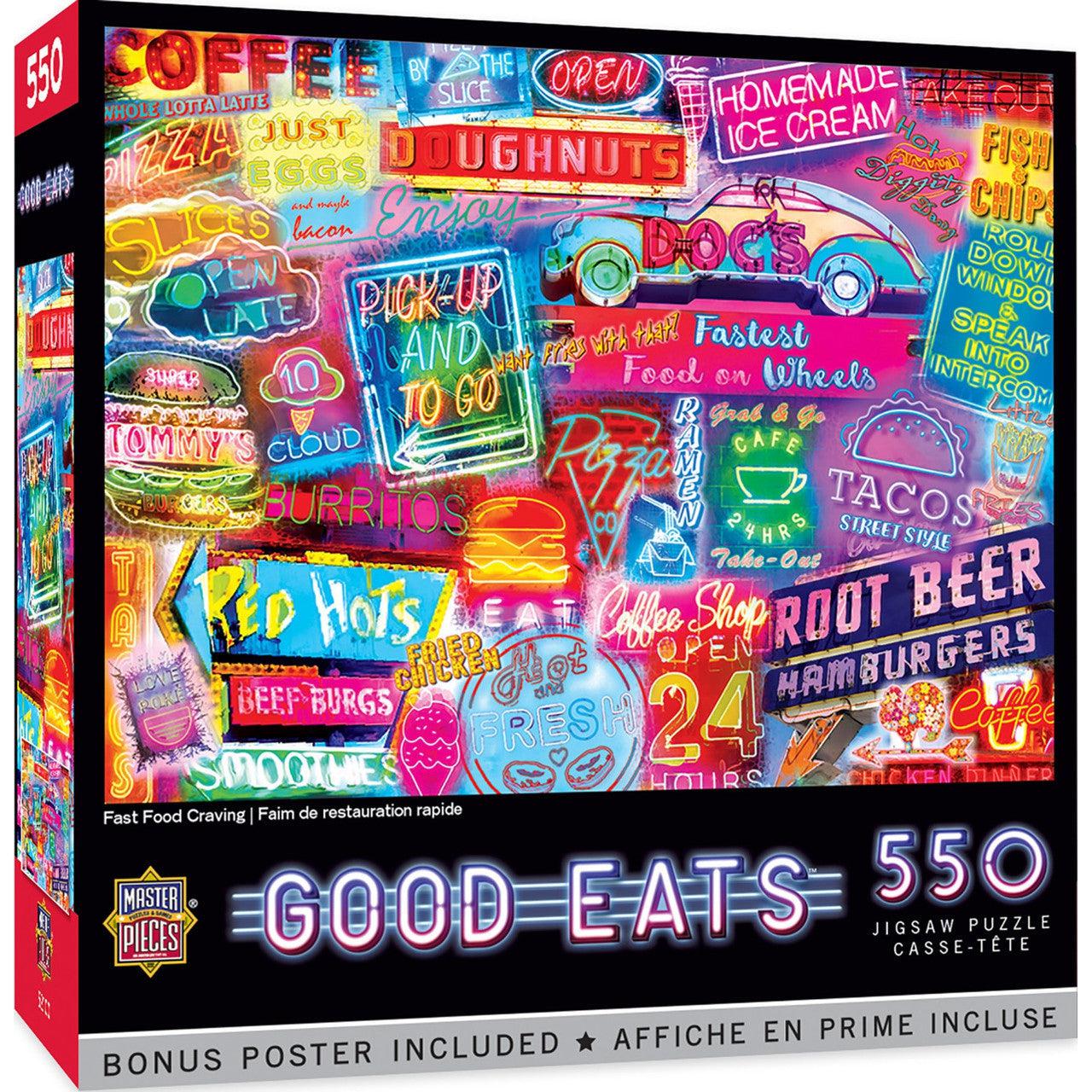 550-Piece Fast Food Craving Puzzle by Good Eats