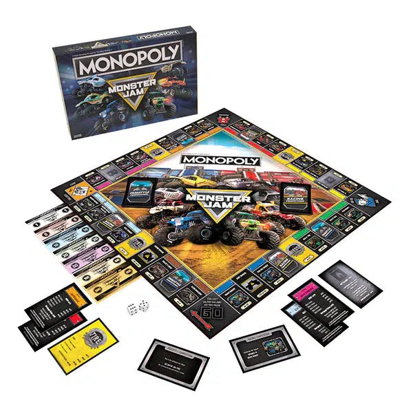 Monster Jam: An Exciting Supercharged Monopoly Game for the Whole Family