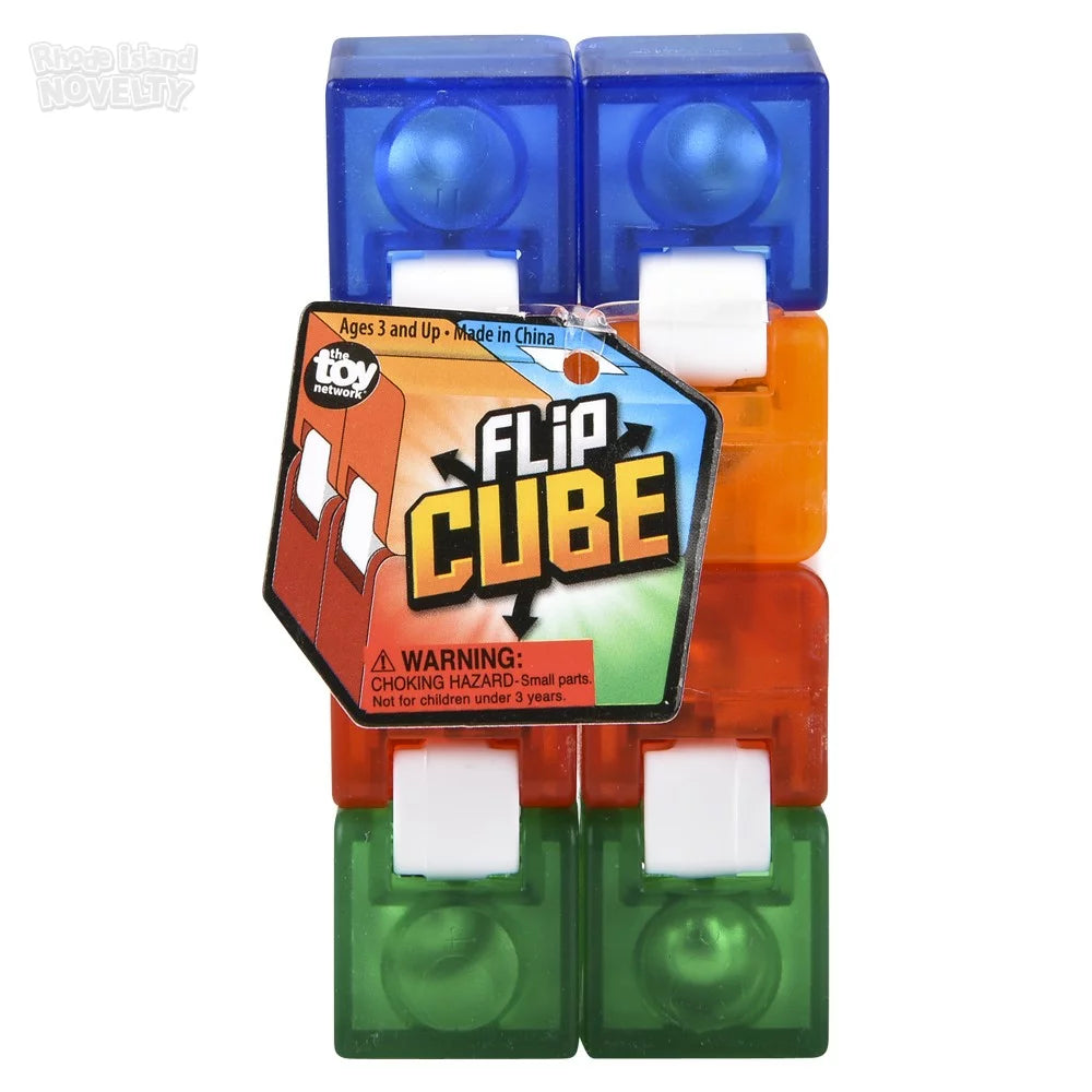 3.25 - Inch Colorful Flip Cube for Endless Fidgeting Fun
