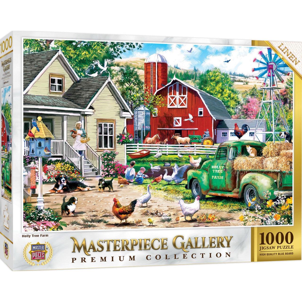 High - Quality 1000 - Piece Holly Tree Farm Puzzle by MasterPiece Gallery