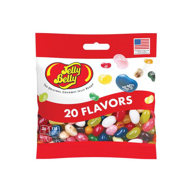 3.5 oz Bag of 20 Assorted Delicious Jelly Bean Flavors