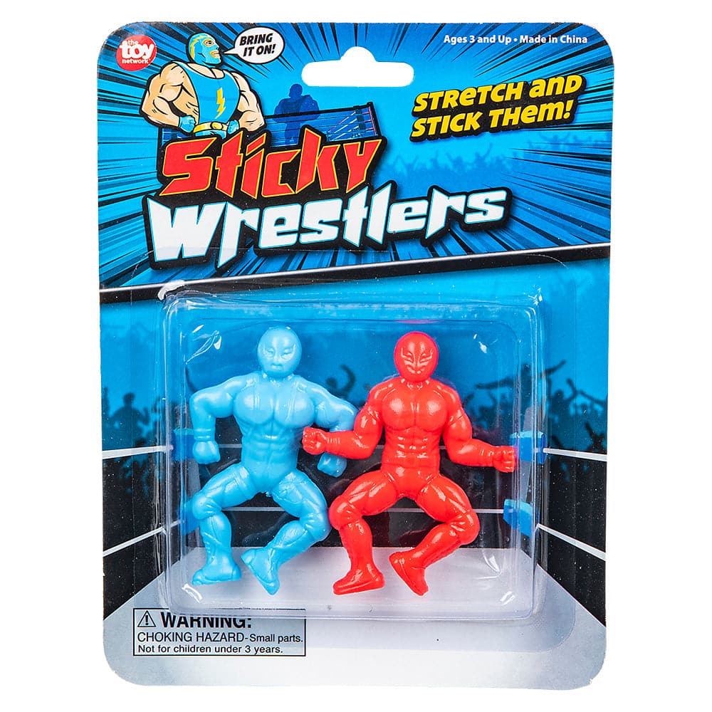 2.75 - Inch Sticky and Stretchable Wrestling Figures