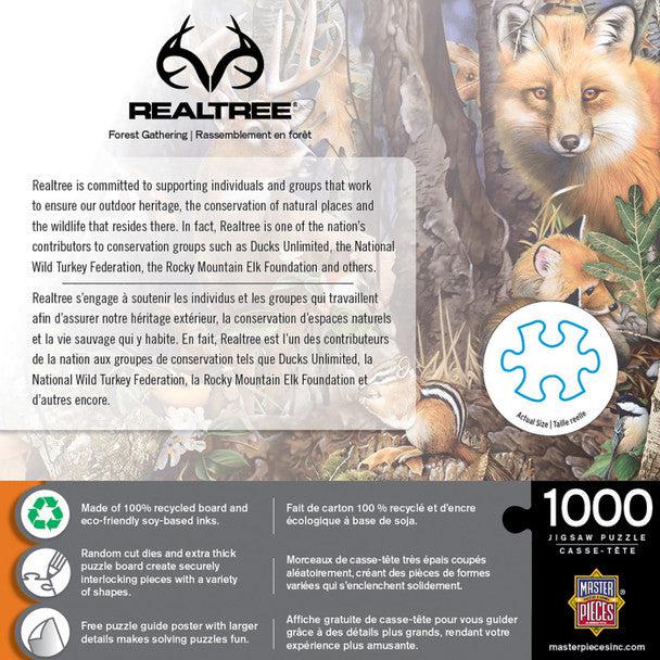 Realtree Forest Gathering 1000 Piece Jigsaw Puzzle - Explore the Wild
