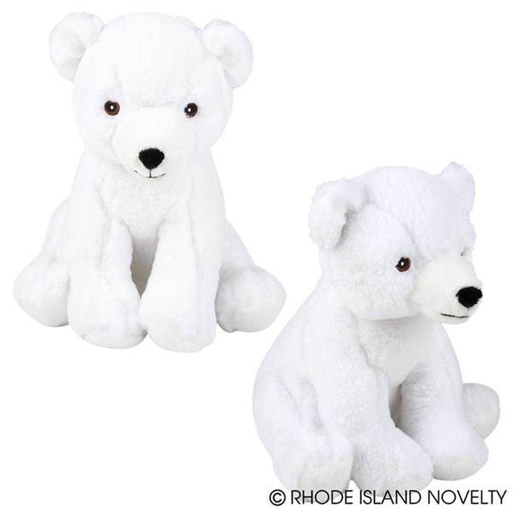 12-Inch Earth-Friendly Polar Bear Plush Toy