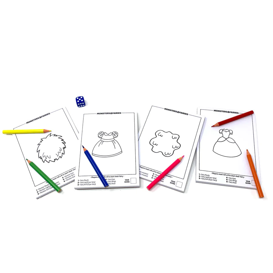 Monsters and Fairies Creative Drawing Game Set