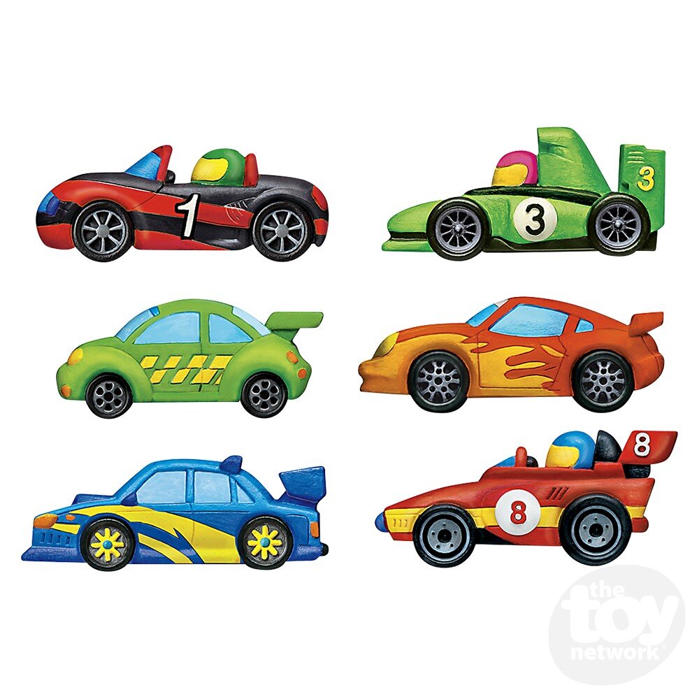 Race Car Moulding and Painting Kit for Ages 5+