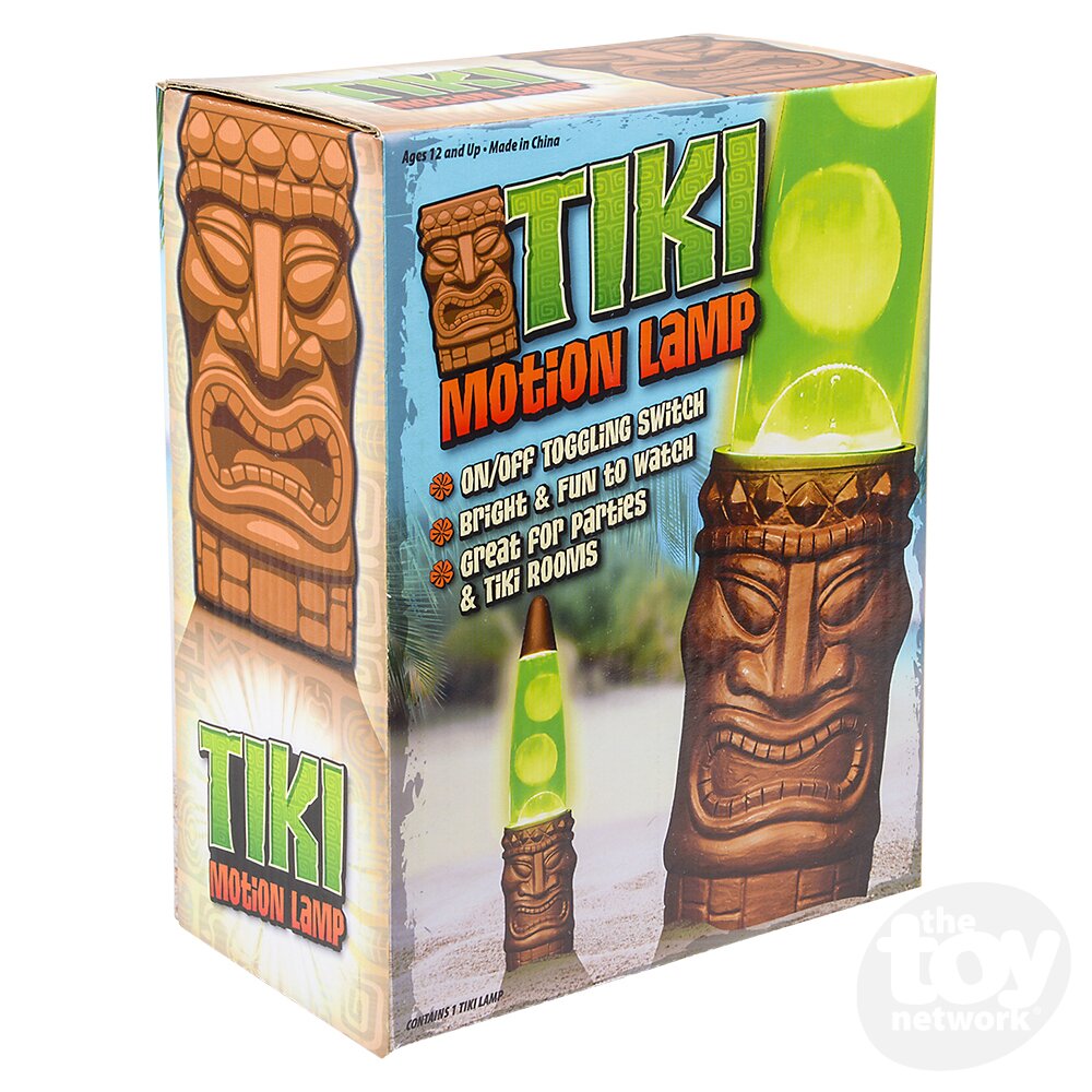 13-Foot Tiki-Themed Motion Lamp for Decorative Purposes