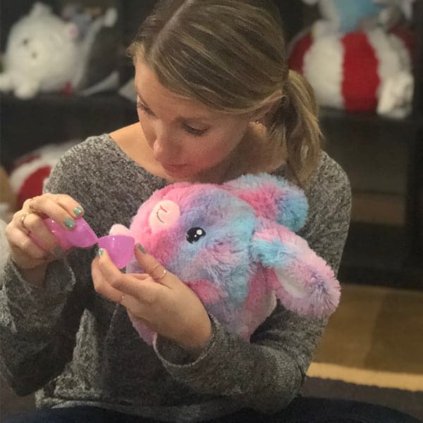 Cute Mini Cotton Candy Bunny Squishables - Set of 7