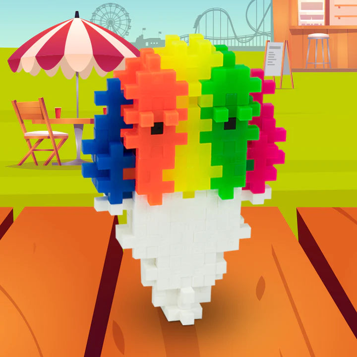 Plus-Plus Building Toy Tube - Snow Cone Set for Creative Kids