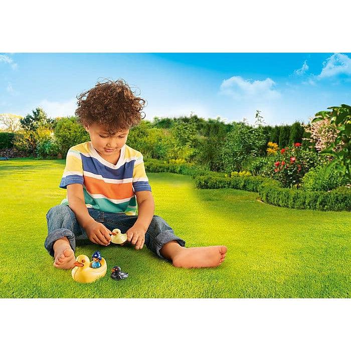 PLAYMOBIL 1.2.3 Duck Family Set for Kids' Early Development