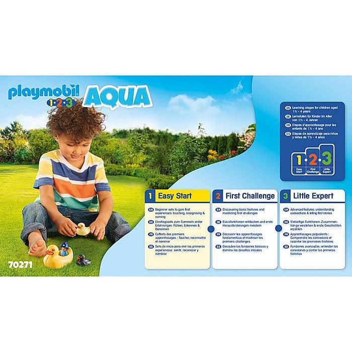 PLAYMOBIL 1.2.3 Duck Family Set for Kids' Early Development