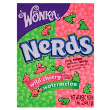 Nerds Tangy Wild Cherry and Refreshing Watermelon Flavored Candies