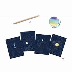 Cosmic Mission Petit Gift Scratch Cards - Ideal Art Activity for Kids