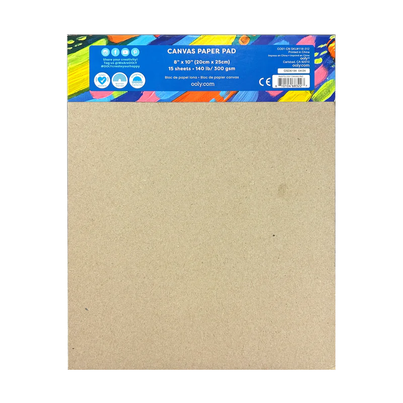 Paintology Premium Acrylic Painting Canvas Paper Pad with 15 Sheets