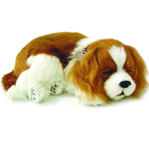 Perfect Petzzz Realistic Cavalier King Charles Plush Pet Toy Bundle
