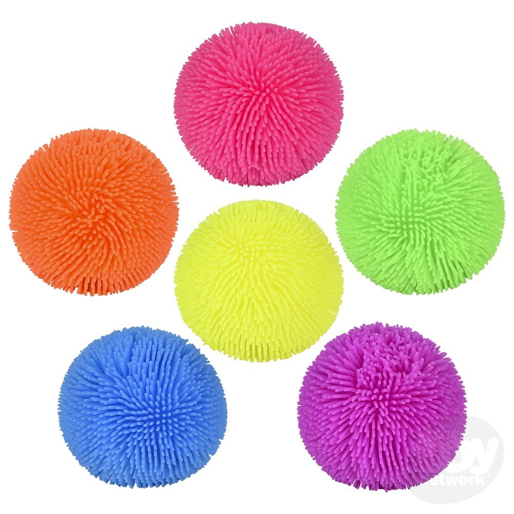 2.75-Inch Stress-Relieving Randomly Colored Puffer Marshmallow Ball