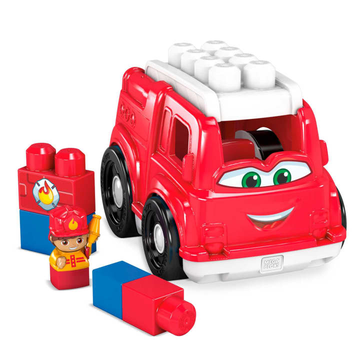 Mega Bloks Freddy Fire Truck Set - Ideal Building Toy for 1 - 3 Year - Olds