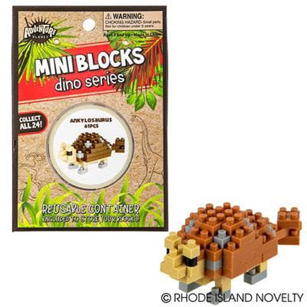 61-Piece Ankylosaurus Mini Building Blocks Set for Collecting and Creating