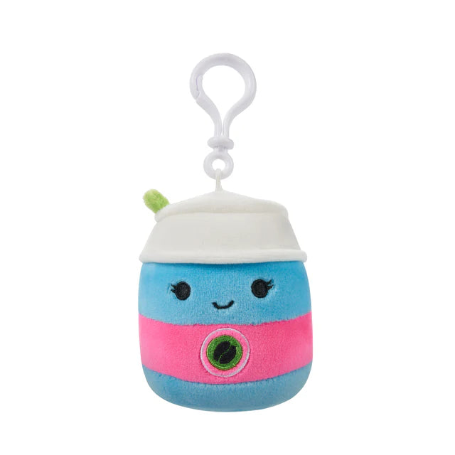 3.5-inch Neon Squishmallows Junk Food Plush Clip-On Toy